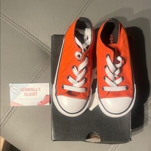 Converse Kids Orange Sneakers